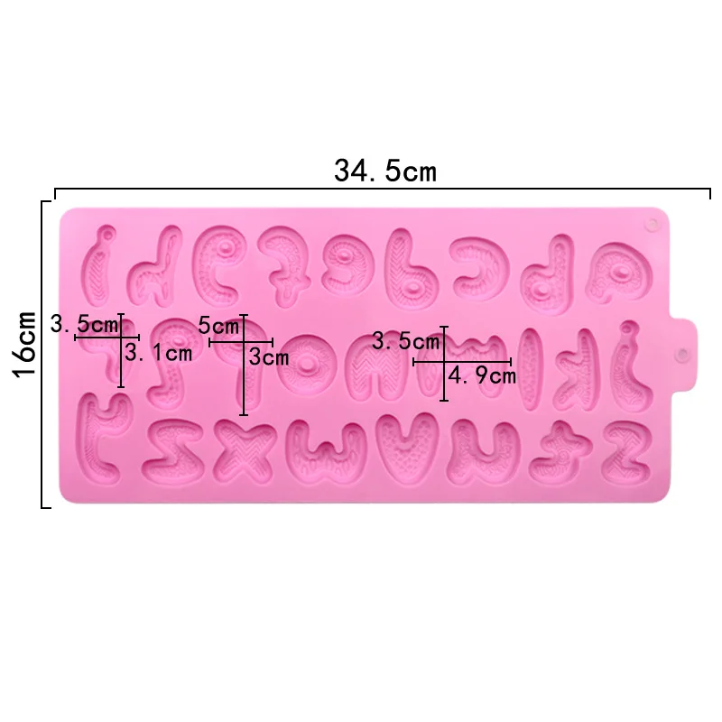 26 Letter Silicone Molds Fondant Craft Cake Candy Chocolate Ice Pastry Mould Soap Mold Cake Decorator Baking Tool Accessories
26 Letter Silicone Molds Fondant Craft Cake Candy Chocolate Ice Pastry Mould Soap Mold Cake Decorator Baking Tool Accessories