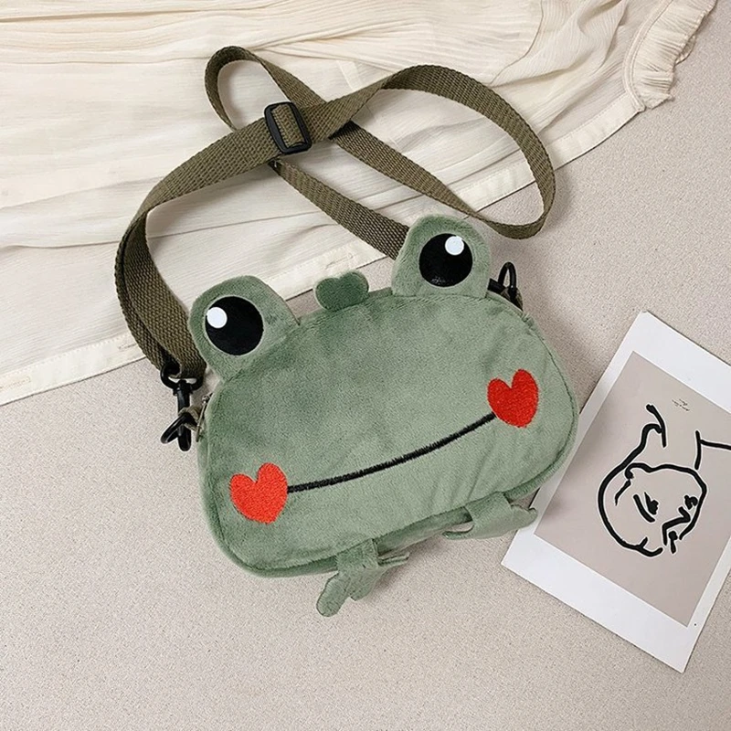 Celinv Koilm Bags New Trendy Cross-Body Female Cross Small Back Cute Plush Frog Cartoon Ugly Cute Funny Animal Shoulder Bag
Celinv Koilm Bags New Trendy Cross-Body Female Cross Small Back Cute Plush Frog Cartoon Ugly Cute Funny Animal Shoulder Bag