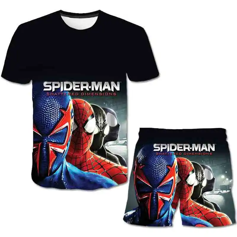 Children's Short-sleeved T-shirt Set Cartoon Anime Mrvel- Spidermn 3D Print Baby Boy Girl Kids Summer Top Clothes + Shorts Set
Children's Short-sleeved T-shirt Set Cartoon Anime Mrvel- Spidermn 3D Print Baby Boy Girl Kids Summer Top Clothes + Shorts Set