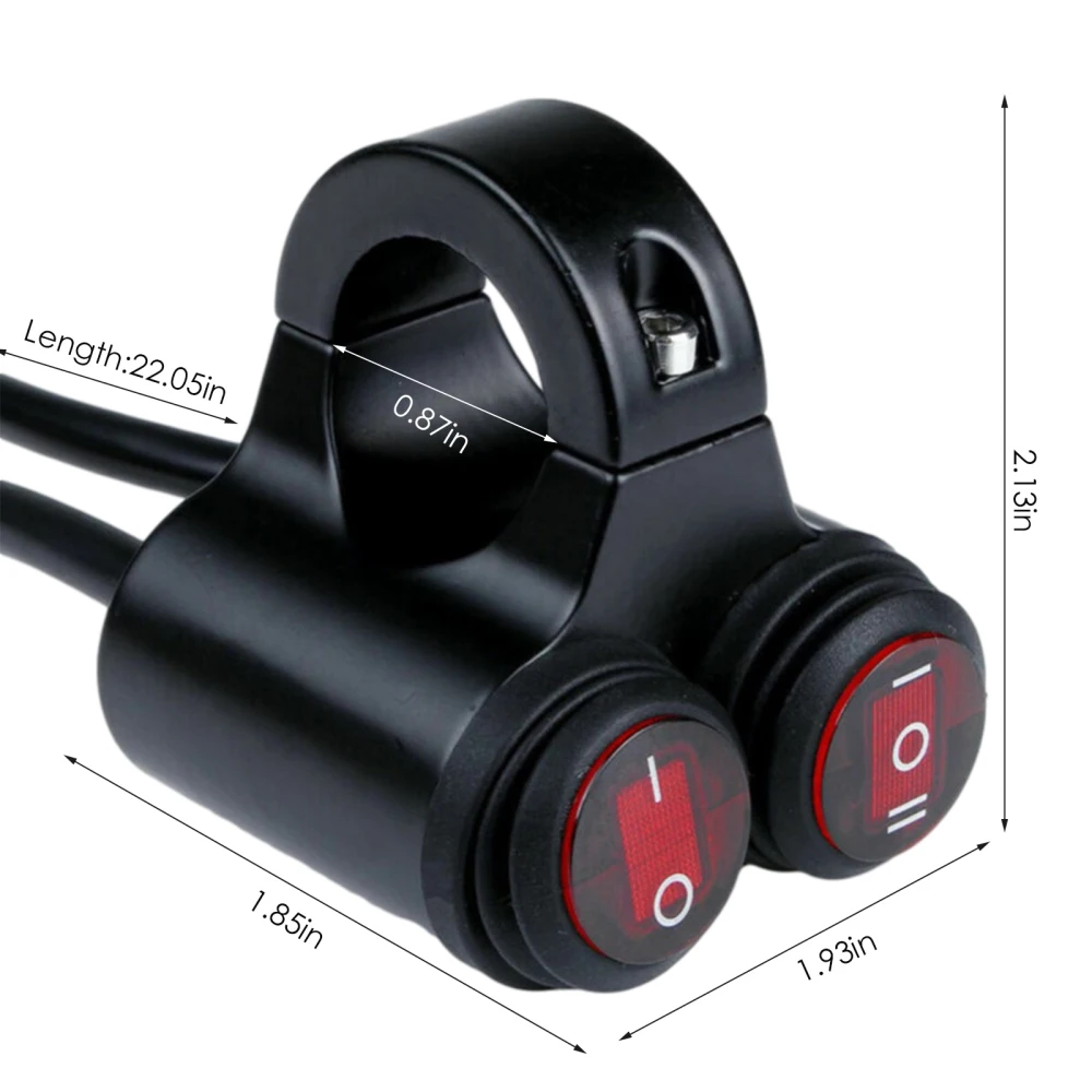 22mm Aluminum Alloy Motorcycle Handlebar Dual Button Switch ON/OFF Button Connector Push Button Switch Motorbike Accessories
22mm Aluminum Alloy Motorcycle Handlebar Dual Button Switch ON/OFF Button Connector Push Button Switch Motorbike Accessories