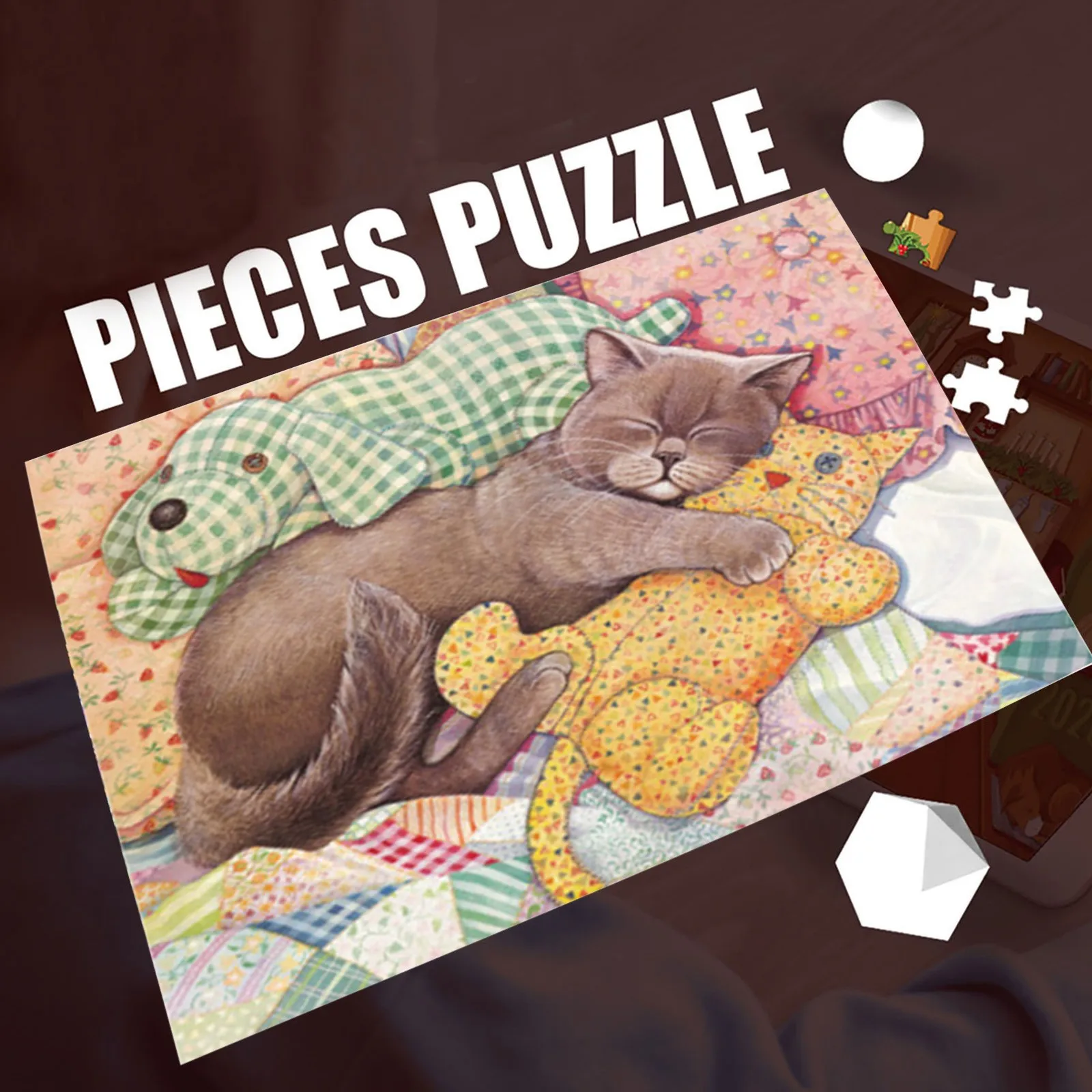 Puzzle 1000 Pieces Cat Puzzle Game Toy Gift Home Decoration Puzzle Educational Toys Child Parent Child Interactive Houten Dieren
Puzzle 1000 Pieces Cat Puzzle Game Toy Gift Home Decoration Puzzle Educational Toys Child Parent Child Interactive Houten Dieren