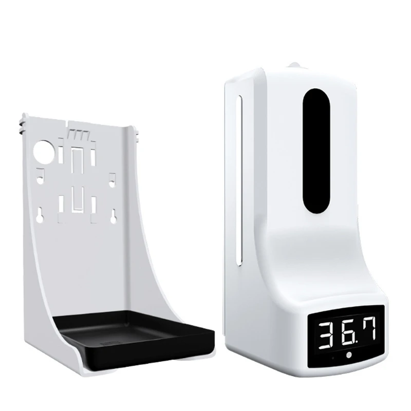 Automatic Induction Soap Dispenser Wall-mounted Thermometer Disinfection Spray Touchless Hand Sanitizer Non-Touch High quality
Automatic Induction Soap Dispenser Wall-mounted Thermometer Disinfection Spray Touchless Hand Sanitizer Non-Touch High quality