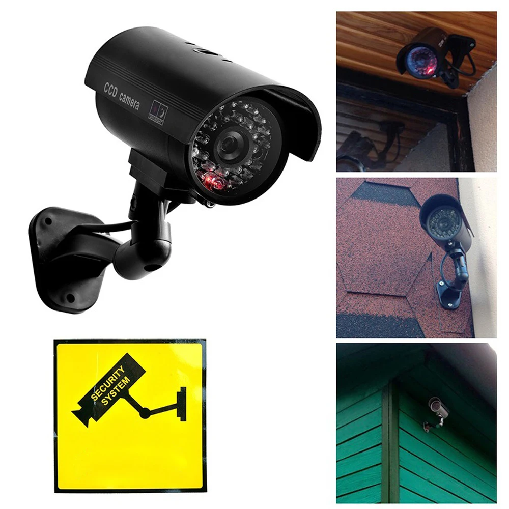 Fake Dummy Camera Bullet Waterproof Outdoor Indoor Security CCTV Surveillance Camera Flashing Red LED
Fake Dummy Camera Bullet Waterproof Outdoor Indoor Security CCTV Surveillance Camera Flashing Red LED