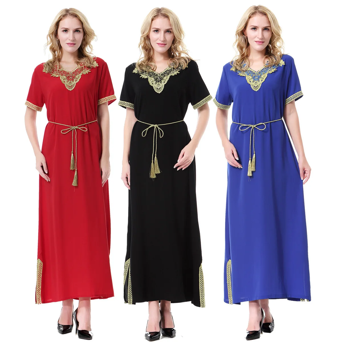 Female Casual Muslim Dresses Abaya Dubai Muslim Dress Women Loose Solid Color Robe Clothing Abaya Islamic Arab Kaftan Dubai
Female Casual Muslim Dresses Abaya Dubai Muslim Dress Women Loose Solid Color Robe Clothing Abaya Islamic Arab Kaftan Dubai