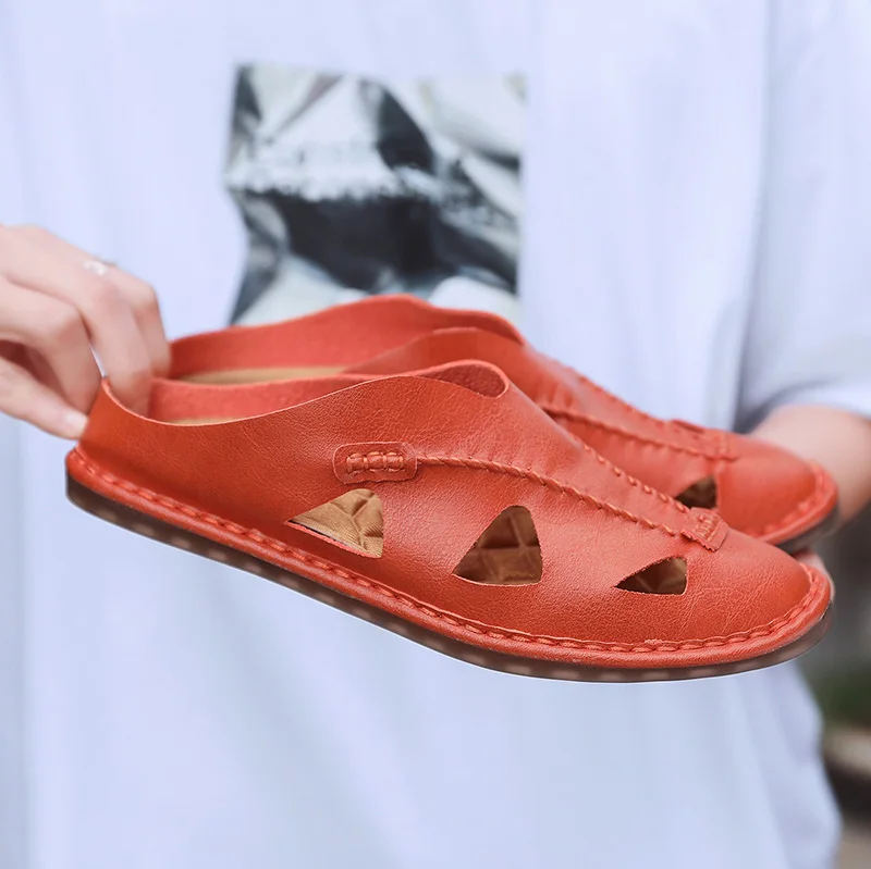 Sandalias Homens Men Leather Sandals Genuine Mens Sandal Gladiator Shoes Dress Summer Casual Large Big
Sandalias Homens Men Leather Sandals Genuine Mens Sandal Gladiator Shoes Dress Summer Casual Large Big