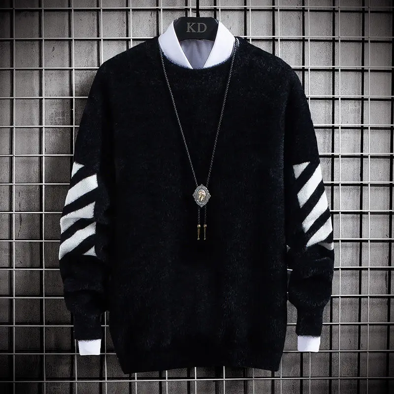 Autumn and winter men's sweaters knit sweaters sweaters men's double-sided fleece thick sweater mens sweater
Autumn and winter men's sweaters knit sweaters sweaters men's double-sided fleece thick sweater mens sweater