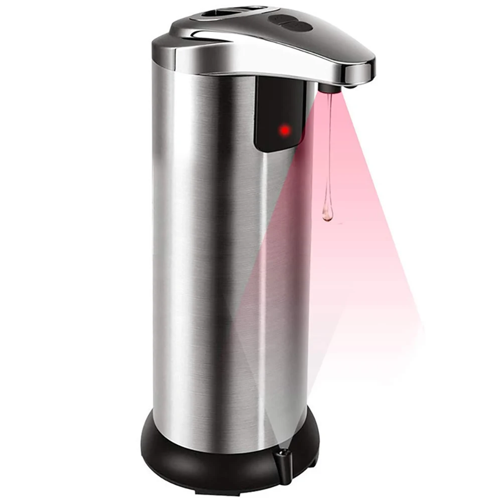 Shampoo Dispenser Liquid Soap Automatic Soap Pump Infrared Sensing Stainless Steel Holder Dispenser Bathroom Liquid Foam Pump 
Shampoo Dispenser Liquid Soap Automatic Soap Pump Infrared Sensing Stainless Steel Holder Dispenser Bathroom Liquid Foam Pump