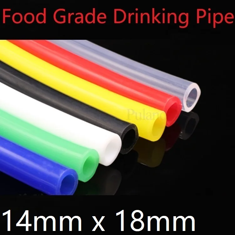 14x18 Silicone Tube ID 14mm OD 18mm 1 meter Flexible Rubber Hose Thickness 2mm Fo Grade Soft Pipe Water Connector Colorful
14x18 Silicone Tube ID 14mm OD 18mm 1 meter Flexible Rubber Hose Thickness 2mm Fo Grade Soft Pipe Water Connector Colorful