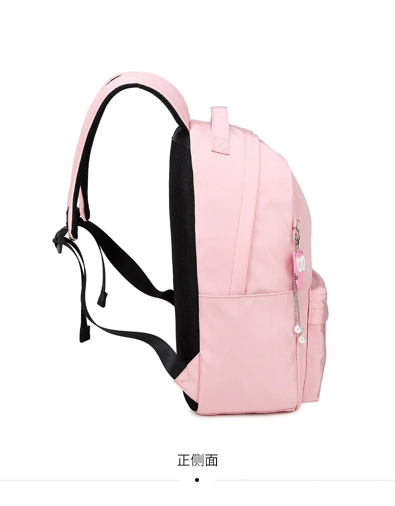 Student Schoolbag Female New Campus Korean Solid Color Backpack High Capacity Backpack for Junior High School Students
Student Schoolbag Female New Campus Korean Solid Color Backpack High Capacity Backpack for Junior High School Students