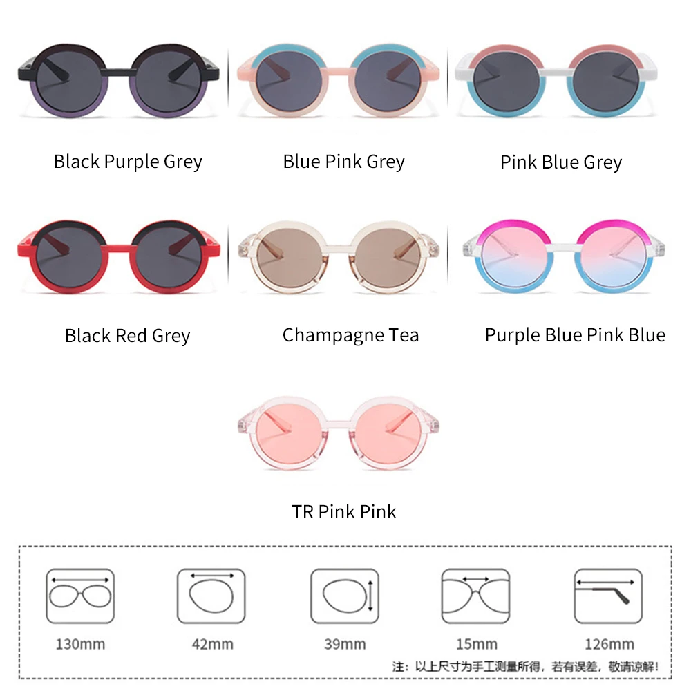 LongKeeper Fashion Round Kids Sunglasses Girls Boys Cute Colorful Sun Glasses UV Protection Children Eyewear Baby Shades Oculos
LongKeeper Fashion Round Kids Sunglasses Girls Boys Cute Colorful Sun Glasses UV Protection Children Eyewear Baby Shades Oculos