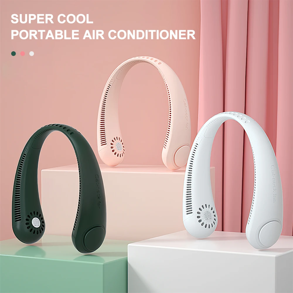 Портативный мини-вентилятор на шею без листьев, беззвучный охлаждающий вентилятор для спорта на открытом воздухе, 4000 мА · ч, высокая мощност...
Портативный мини-вентилятор на шею без листьев, беззвучный охлаждающий вентилятор для спорта на открытом воздухе, 4000 мА · ч, высокая мощност...