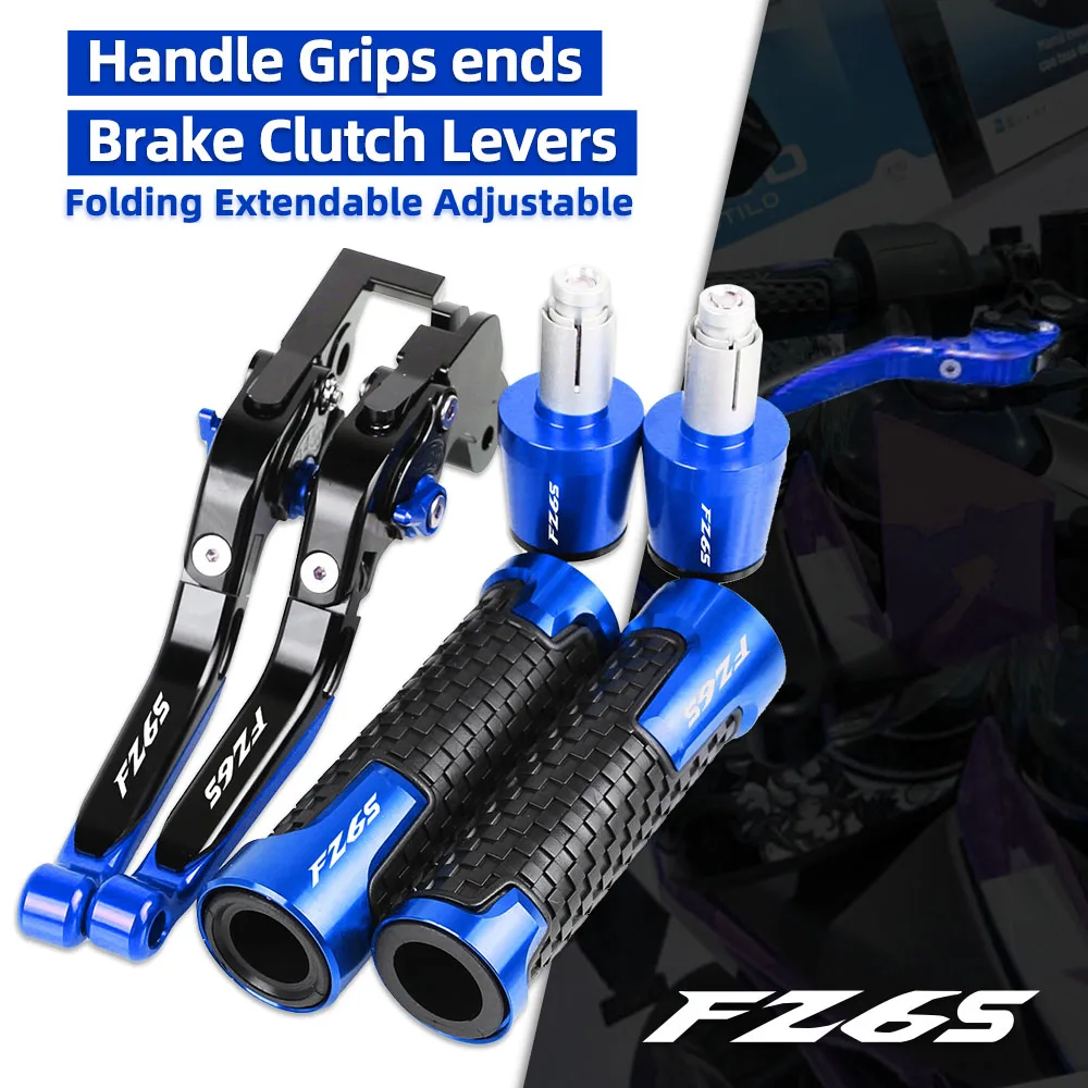 FZ6S Motorcycle Aluminum Brake Clutch Levers Handlebar Hand Grips ends For YAMAHA FZ6S 1998 1999 2000 2001 2002 2003 
FZ6S Motorcycle Aluminum Brake Clutch Levers Handlebar Hand Grips ends For YAMAHA FZ6S 1998 1999 2000 2001 2002 2003