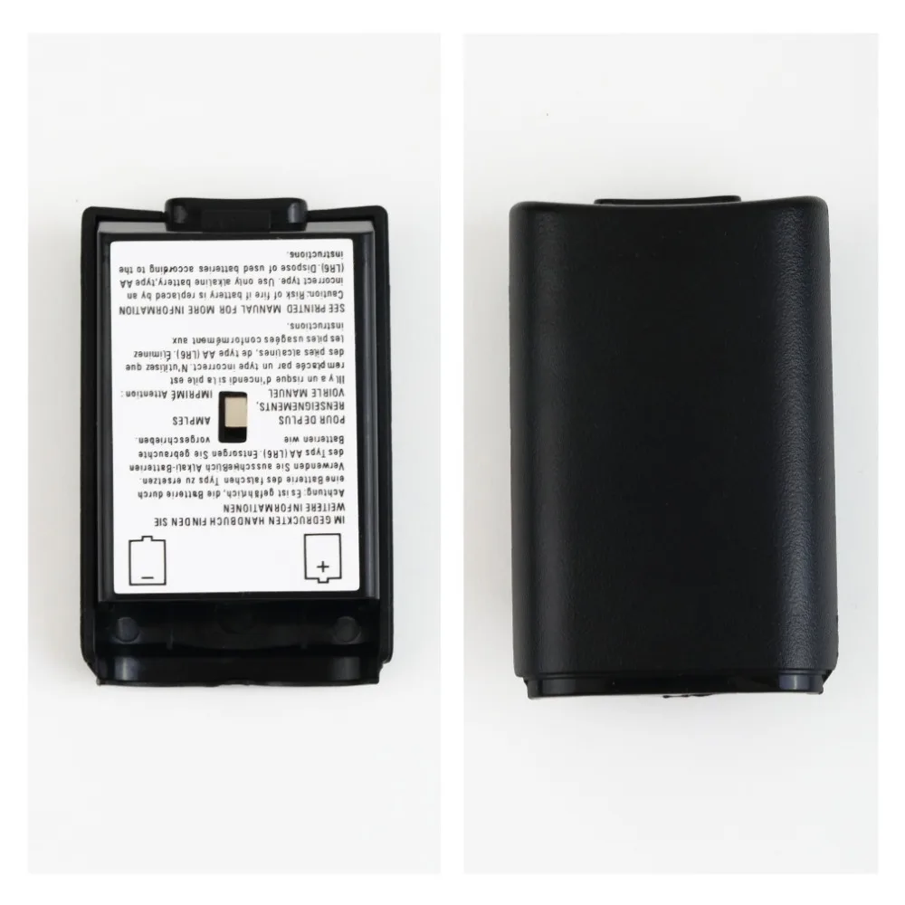 Battery Pack Cover Shell Universal Shield Case Kit for Xbox 360 Wireless Controller High Quality Black Battery Cover Shell
Battery Pack Cover Shell Universal Shield Case Kit for Xbox 360 Wireless Controller High Quality Black Battery Cover Shell