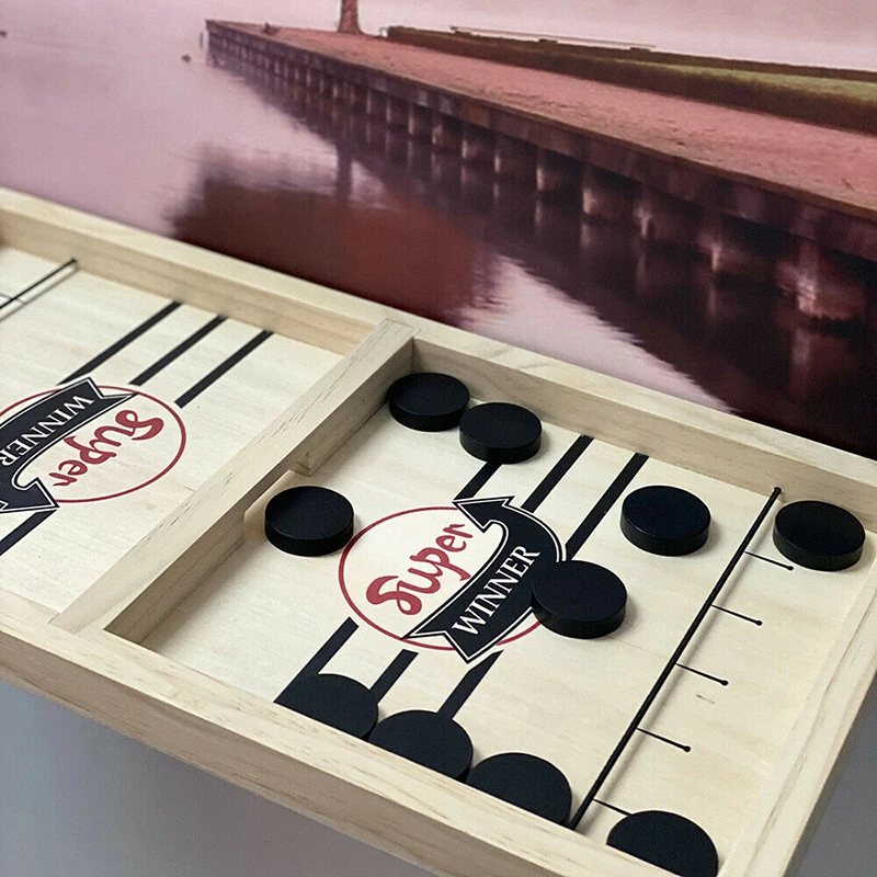 Table Hockey Paced Sling Puck Board Games SlingPuck Winner Party Game Toys For Adult Child Family Party Game Toys Fast Hockey
Table Hockey Paced Sling Puck Board Games SlingPuck Winner Party Game Toys For Adult Child Family Party Game Toys Fast Hockey