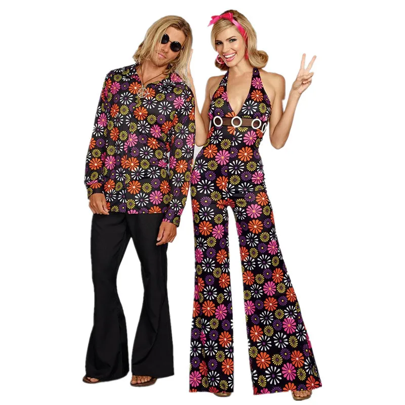 Halloween Party Retro 60s 70s Disco Gogo Cosplay Costume Rock Music Hippie Jazz Couples Funny Fancy Jumpsuit
Halloween Party Retro 60s 70s Disco Gogo Cosplay Costume Rock Music Hippie Jazz Couples Funny Fancy Jumpsuit