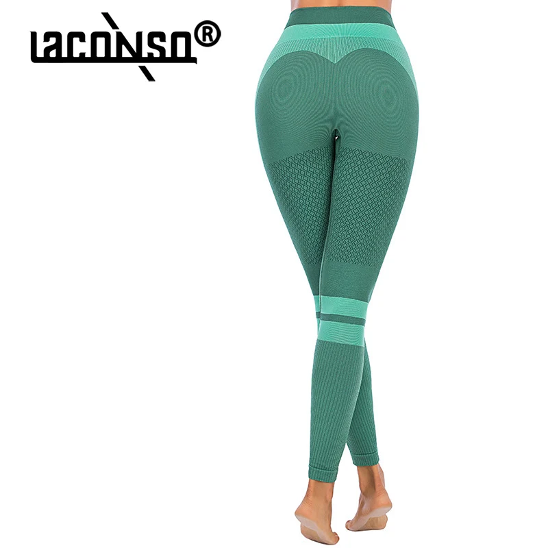 LACONSO Women's Leggings Pants For Sports Tights Fitness Yoga Gym Clothing Push Up High Waist Sportswear Trousers Summer Female
LACONSO Women's Leggings Pants For Sports Tights Fitness Yoga Gym Clothing Push Up High Waist Sportswear Trousers Summer Female