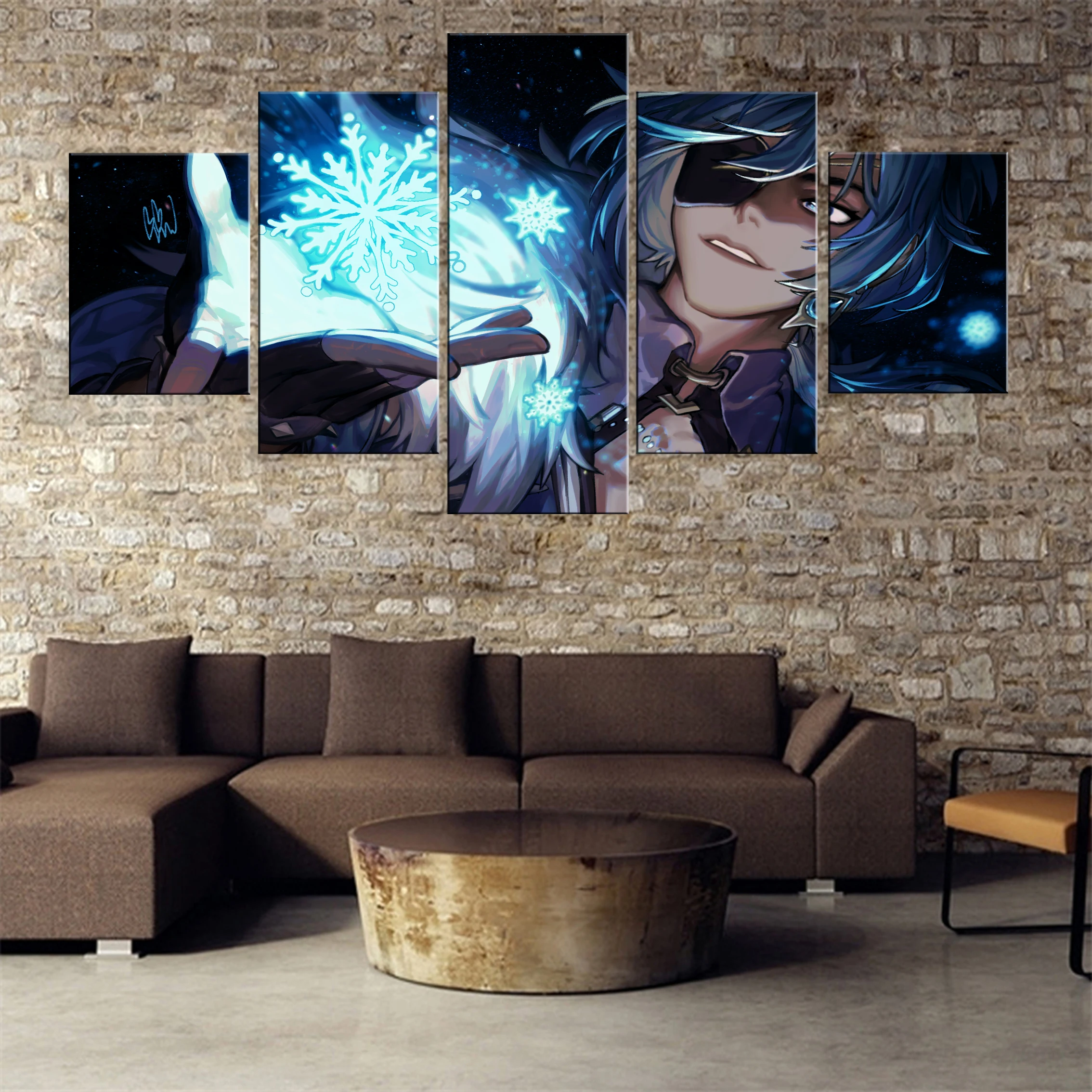 Genshin Impact Game 5 Pieces Canvas Paintings Oil Decor Picture Wall Home Room Printed Framework Art Decoration Modular 
Genshin Impact Game 5 Pieces Canvas Paintings Oil Decor Picture Wall Home Room Printed Framework Art Decoration Modular