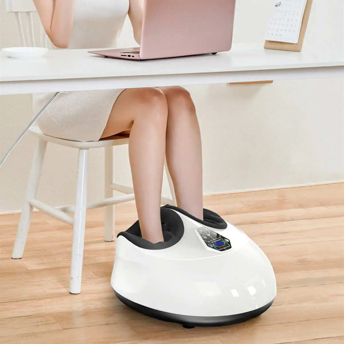 

6D Foot Massager Machine Massager for Plantar Fasciitis Heating Therapy with Deep Kneading, Increases Blood Flow Circulation