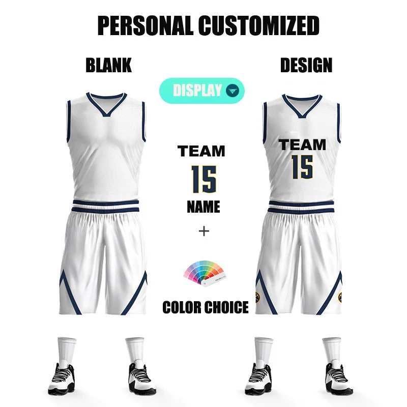 Men's Basketball Uniform Full Sublimation Design Free Custom Team Name Logo Sports Training Quickly Dry Jersey Shorts Tracksuits
Men's Basketball Uniform Full Sublimation Design Free Custom Team Name Logo Sports Training Quickly Dry Jersey Shorts Tracksuits