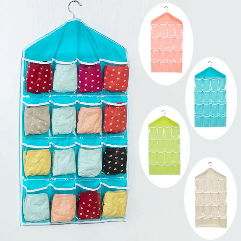 16 Pockets Foldable Wardrobe Hanging Bags Socks Briefs Organizer Clothing Hanger Closet Shoes Underpants Storage Bag -46
16 Pockets Foldable Wardrobe Hanging Bags Socks Briefs Organizer Clothing Hanger Closet Shoes Underpants Storage Bag -46
