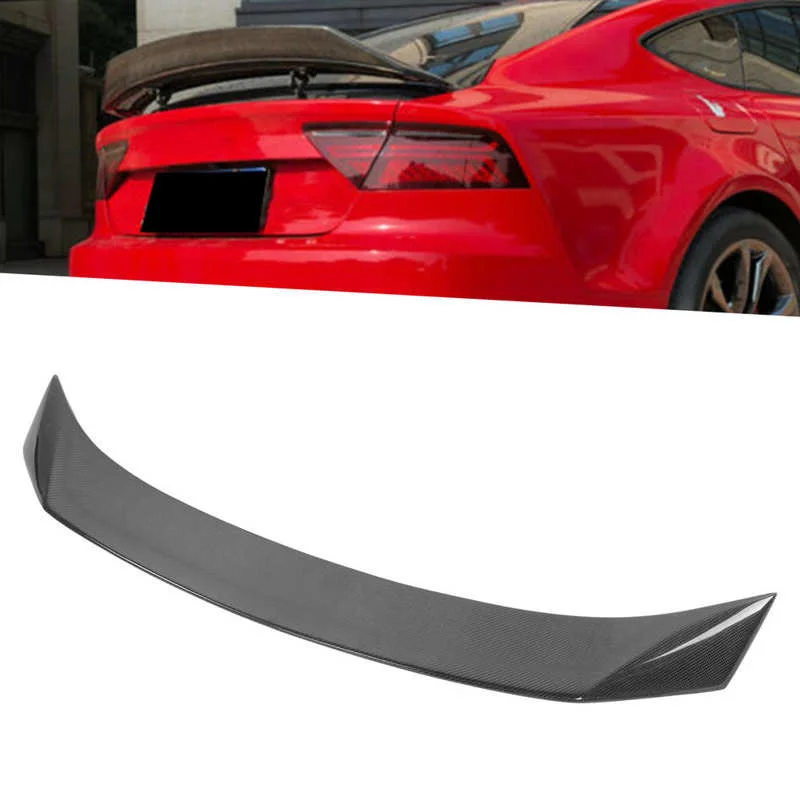 Rear Trunk Lid Spoiler Tail Lip Wing Carbon Fiber Fit for A7 S7 RS7 4G8 2013 2014 2015 Car style
Rear Trunk Lid Spoiler Tail Lip Wing Carbon Fiber Fit for A7 S7 RS7 4G8 2013 2014 2015 Car style