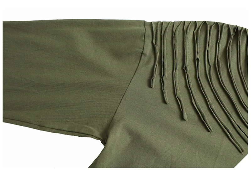 Army Women Black Green Striped Big Size T-shirt New Round Neck Long Sleeve Fashion Tide Spring Autumn 2021 1DD0110
Army Women Black Green Striped Big Size T-shirt New Round Neck Long Sleeve Fashion Tide Spring Autumn 2021 1DD0110