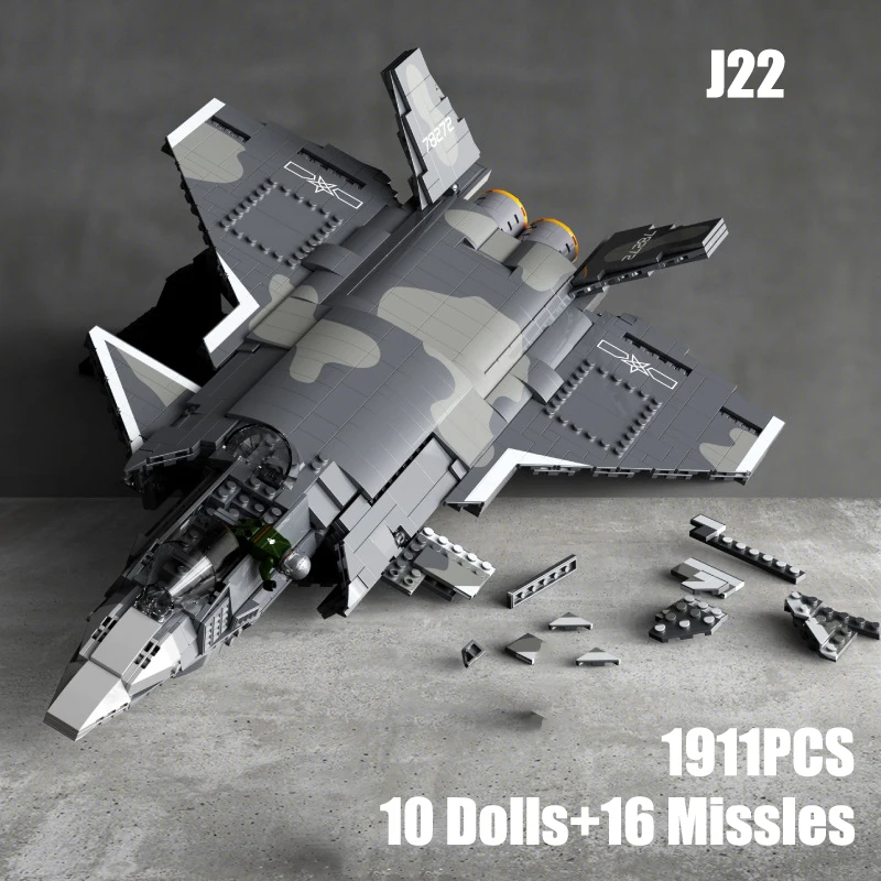 Military WW2 Series Shipboard Aircraft F-22 Raptors Fighter V22 Helicopters Model Building Blocks With Figures Bricks Toys Gifts
Military WW2 Series Shipboard Aircraft F-22 Raptors Fighter V22 Helicopters Model Building Blocks With Figures Bricks Toys Gifts