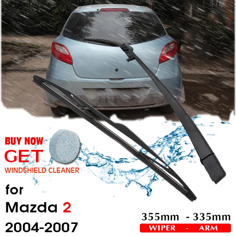 Car Wiper Blade Rear Back Window Windscreen Windshield Wipers Auto Accessories For Mazda 2 Hatchback 355mm 2004-2007
Car Wiper Blade Rear Back Window Windscreen Windshield Wipers Auto Accessories For Mazda 2 Hatchback 355mm 2004-2007