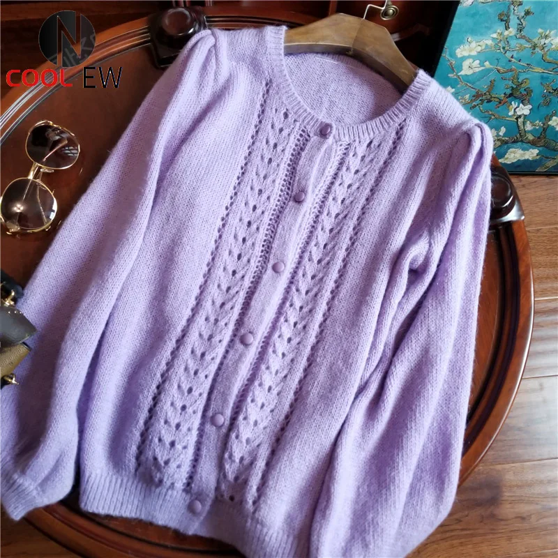 Elfbop Latest 2021 Ladies Mohair Wool Blend Knitted Sweater Top - Women/Female Knitting Cardigan Jumper
Elfbop Latest 2021 Ladies Mohair Wool Blend Knitted Sweater Top - Women/Female Knitting Cardigan Jumper