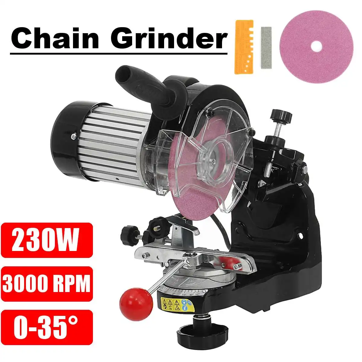 Professional 230W 3000RPM Power Chain Saw Sharpener Grinder Machine Garden Tools Portable Electric Chainsaw Sharpener
Professional 230W 3000RPM Power Chain Saw Sharpener Grinder Machine Garden Tools Portable Electric Chainsaw Sharpener