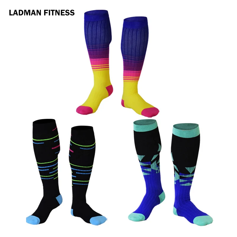 

Мужские спортивные носки, носки для бега, компрессионные дышащие женские мужские уличные велосипедные баскетбольные футбольные чулки, Спо...