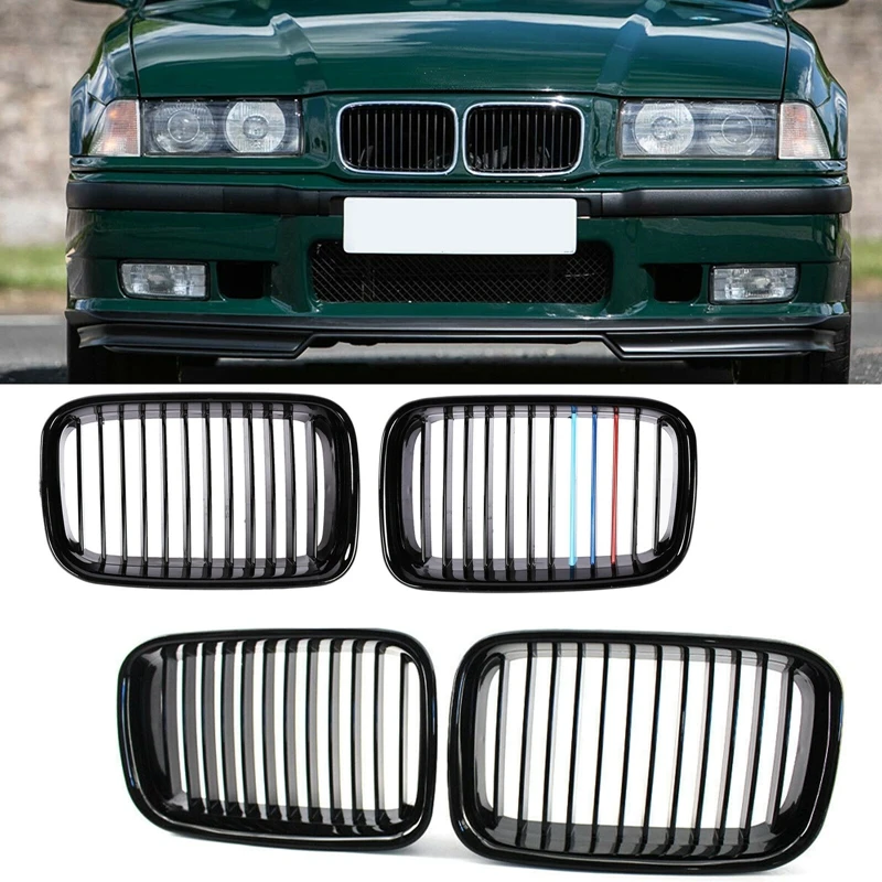 Черный Автомобильный передний капот, спортивные решетки почки, передняя Верхняя решетка для BMW 3 серии E36 1992-1996, автомобильные аксессуары 
Черный Автомобильный передний капот, спортивные решетки почки, передняя Верхняя решетка для BMW 3 серии E36 1992-1996, автомобильные аксессуары