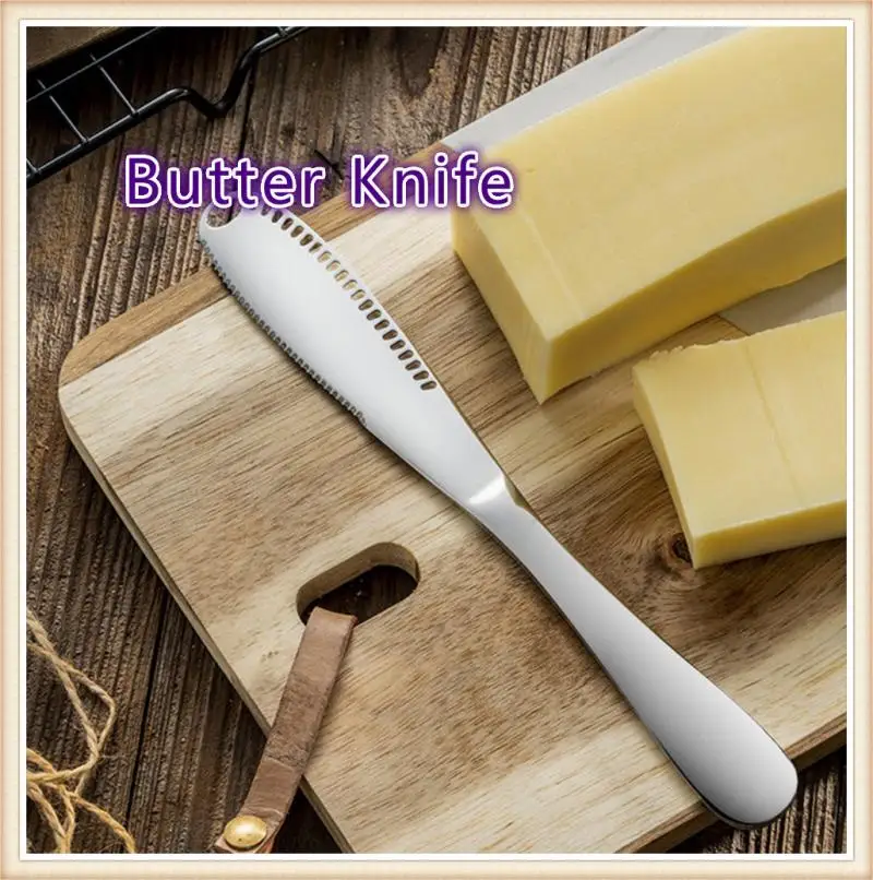 Multifunction Stainless Steel Butter Knife Cream Knife Western Bread Jam Knife Cream Cutter Utensils Cutlery Dessert Tool
Multifunction Stainless Steel Butter Knife Cream Knife Western Bread Jam Knife Cream Cutter Utensils Cutlery Dessert Tool