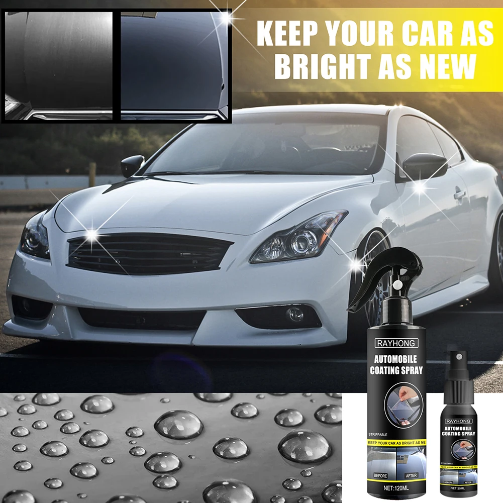 30ml/120ml Car Ceramic Coating Wax Polishing Spray Hybrid Care Spray High Gloss Sealant Removable Automotive Coating Spray
30ml/120ml Car Ceramic Coating Wax Polishing Spray Hybrid Care Spray High Gloss Sealant Removable Automotive Coating Spray