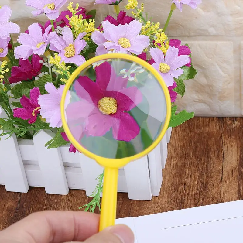 Portable Handheld Magnifier 60mm 3X Magnifying Loupe Reading Glass Lens Kids Toy G6KA
Portable Handheld Magnifier 60mm 3X Magnifying Loupe Reading Glass Lens Kids Toy G6KA