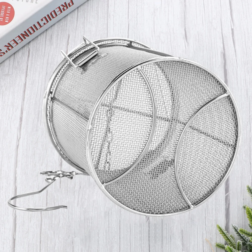 Stainless Steel Spice Infuser Soup Filter Basket Cooking Soup Filtering Tool Silver 
Stainless Steel Spice Infuser Soup Filter Basket Cooking Soup Filtering Tool Silver