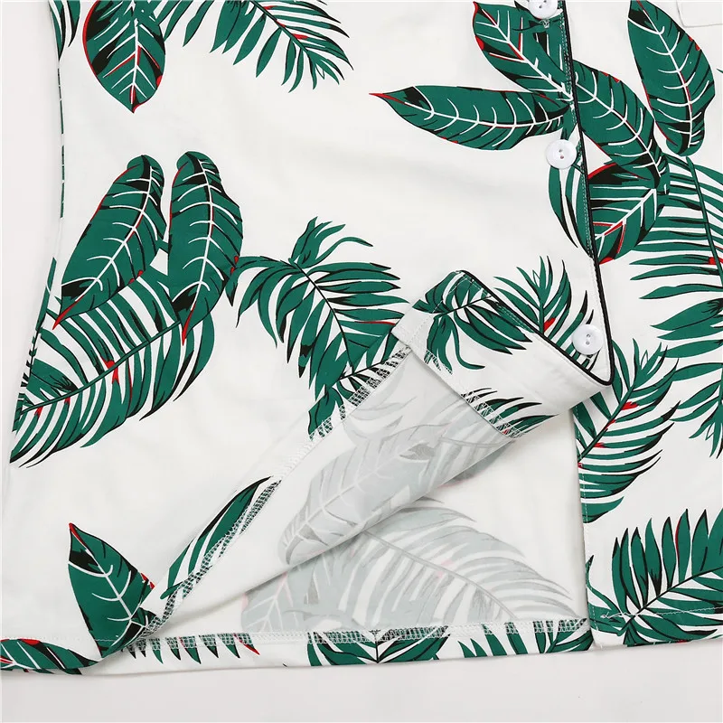 XL-4XL Plus Size Pajamas Set Green Leaves Pattern Women Sleepwear Short Sleeve Cotton Pajamas Homewear Long Pants for Female
XL-4XL Plus Size Pajamas Set Green Leaves Pattern Women Sleepwear Short Sleeve Cotton Pajamas Homewear Long Pants for Female