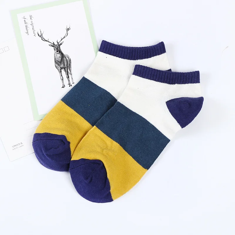 Spring Summer Stripes Men's Socks Cotton Shallow Mouth Happy Socks Men Casual Calcetines Hombre Meias B0077
Spring Summer Stripes Men's Socks Cotton Shallow Mouth Happy Socks Men Casual Calcetines Hombre Meias B0077