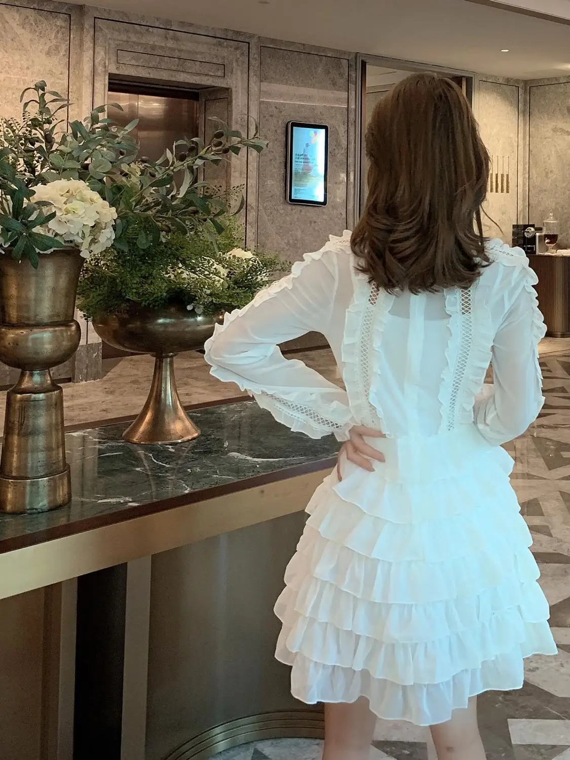 2020 Spring New Fairy Multi-Layer Ruffles Cake Dress Long Sleeve High Waist Was Thin Round Neck Beach Holiday Mini Dress
2020 Spring New Fairy Multi-Layer Ruffles Cake Dress Long Sleeve High Waist Was Thin Round Neck Beach Holiday Mini Dress