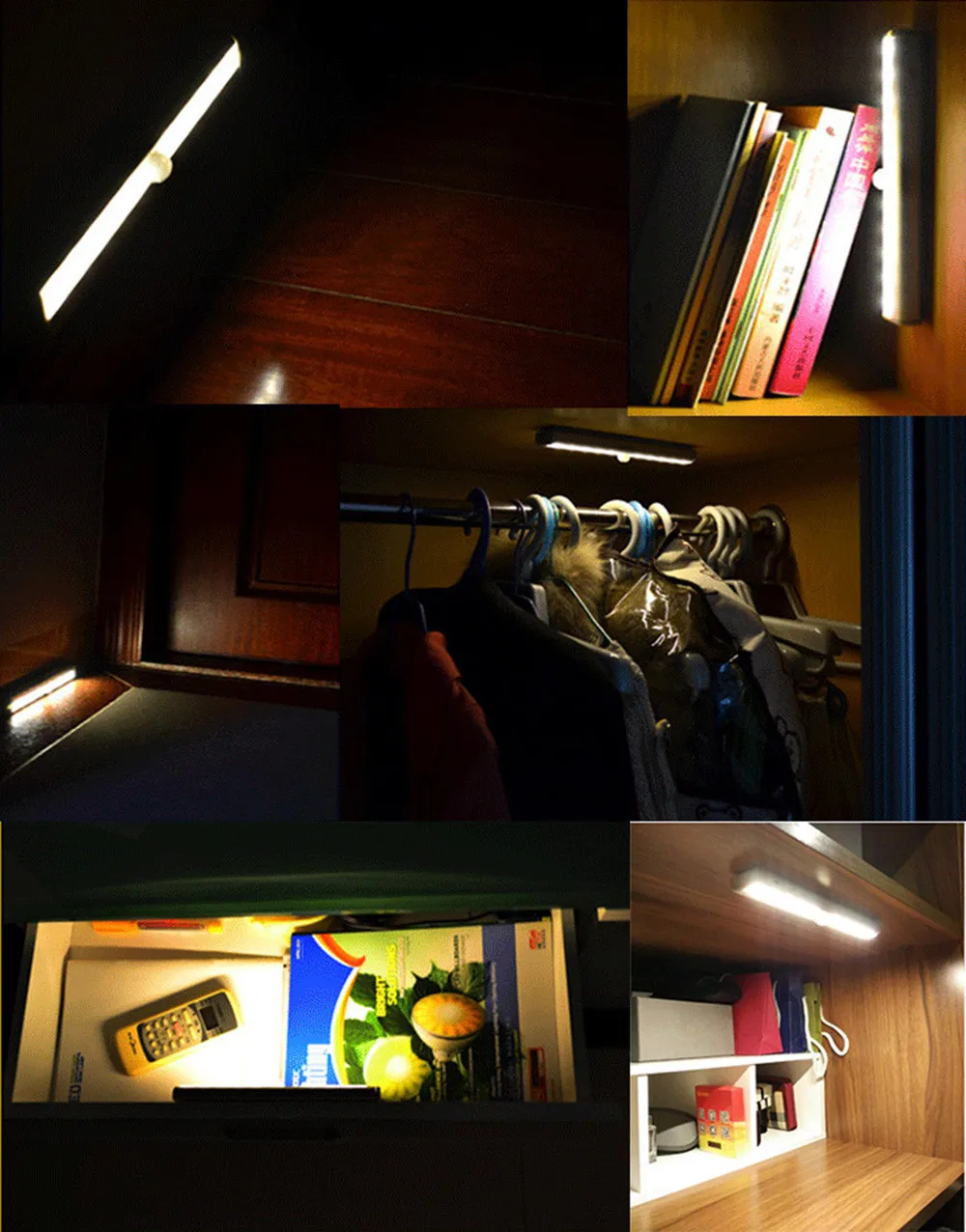 LED Lights With PIR Motion Sensor Wireless Cabinet Light 6/10Leds For Bedroom Bedside Kitchen Closet Portable Night Light 
LED Lights With PIR Motion Sensor Wireless Cabinet Light 6/10Leds For Bedroom Bedside Kitchen Closet Portable Night Light