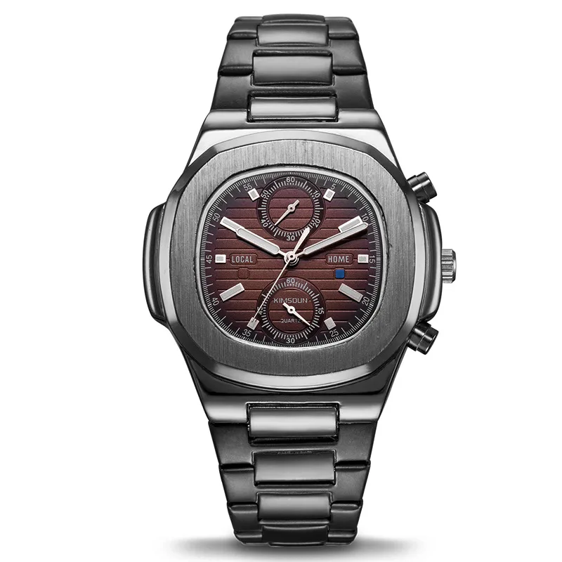 KIMSDUN men's watch stainless steel chronograph sports waterproof quartz watch men's watch
KIMSDUN men's watch stainless steel chronograph sports waterproof quartz watch men's watch