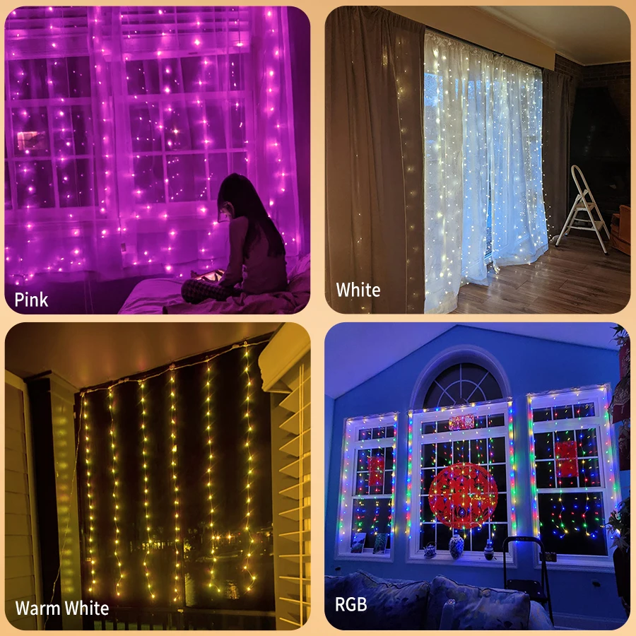 Curtain String Lights Remote Control USB String Lights Wedding Party Garden Fairy lights New Year Christmas Festoon Led Light
Curtain String Lights Remote Control USB String Lights Wedding Party Garden Fairy lights New Year Christmas Festoon Led Light