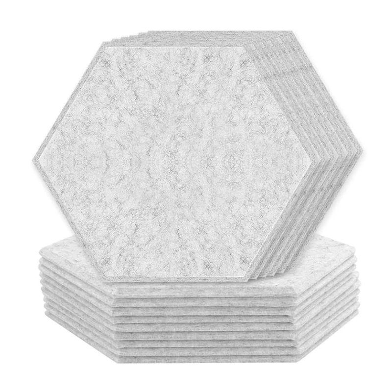 20 Pcs Acoustic Panel Sound Insulation Board,Hexagon Sound Insulation Pad,for Sound Insulation & Acoustic Treatment,Gray
20 Pcs Acoustic Panel Sound Insulation Board,Hexagon Sound Insulation Pad,for Sound Insulation & Acoustic Treatment,Gray