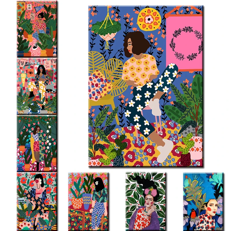 Abstract Flowers Girl Hair Wall Art Canvas Painting Bird Nordic Poster Art Prints Wall Pictures For Living Room Vintage Unframed
Abstract Flowers Girl Hair Wall Art Canvas Painting Bird Nordic Poster Art Prints Wall Pictures For Living Room Vintage Unframed