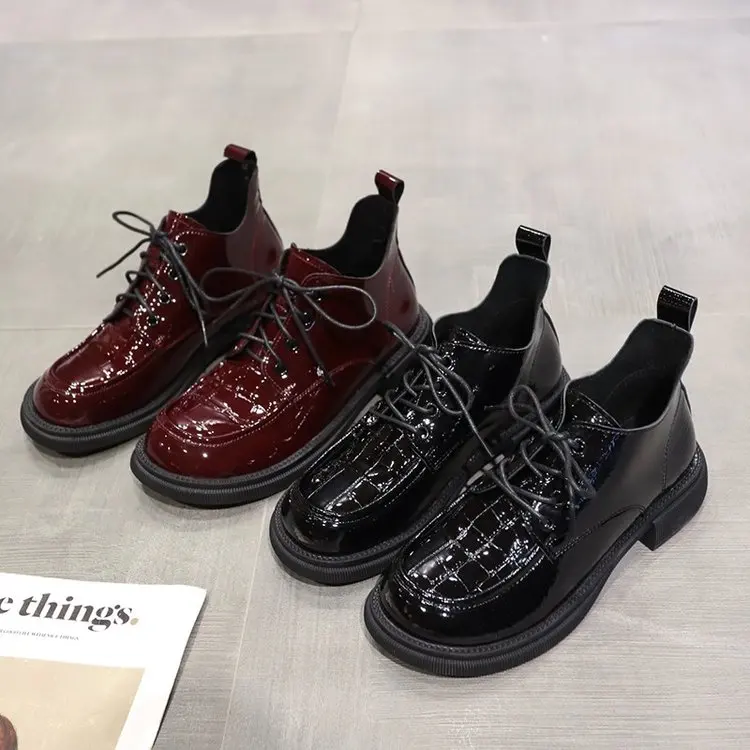 Туфли-лодочки женские на высоком каблуке, квадратный каблук, на шнуровке, Студенческая обувь Мэри Джейн, осень
Туфли-лодочки женские на высоком каблуке, квадратный каблук, на шнуровке, Студенческая обувь Мэри Джейн, осень