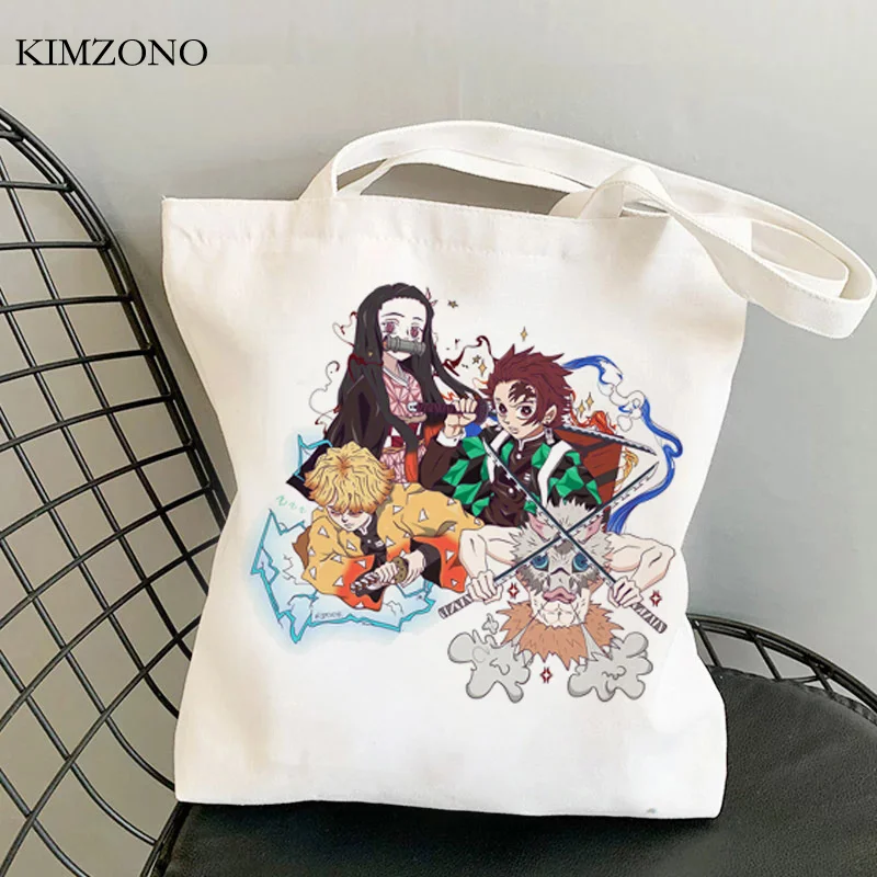 Demon Slayer Kimetsu No Yaiba shopping bag eco canvas handbag bolsas de tela bolsa cotton bag net sacola reusable custom 
Demon Slayer Kimetsu No Yaiba shopping bag eco canvas handbag bolsas de tela bolsa cotton bag net sacola reusable custom
