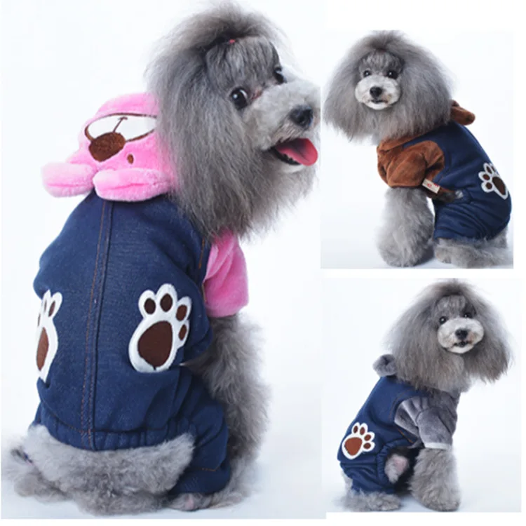 Pet clothes puppy clothes pet clothes autumn and winter new bear footprints four-legged clothes
Pet clothes puppy clothes pet clothes autumn and winter new bear footprints four-legged clothes