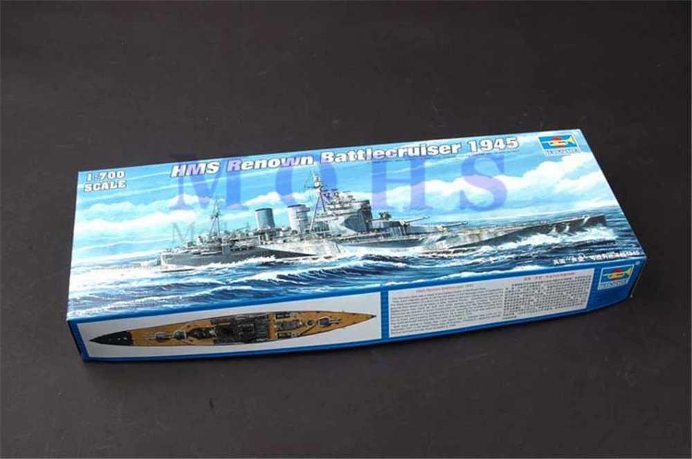 Trumpeter масштаб корабль 1/700 05765 HMS Renown 1945 Сборная модель наборы корабля здания линкор
