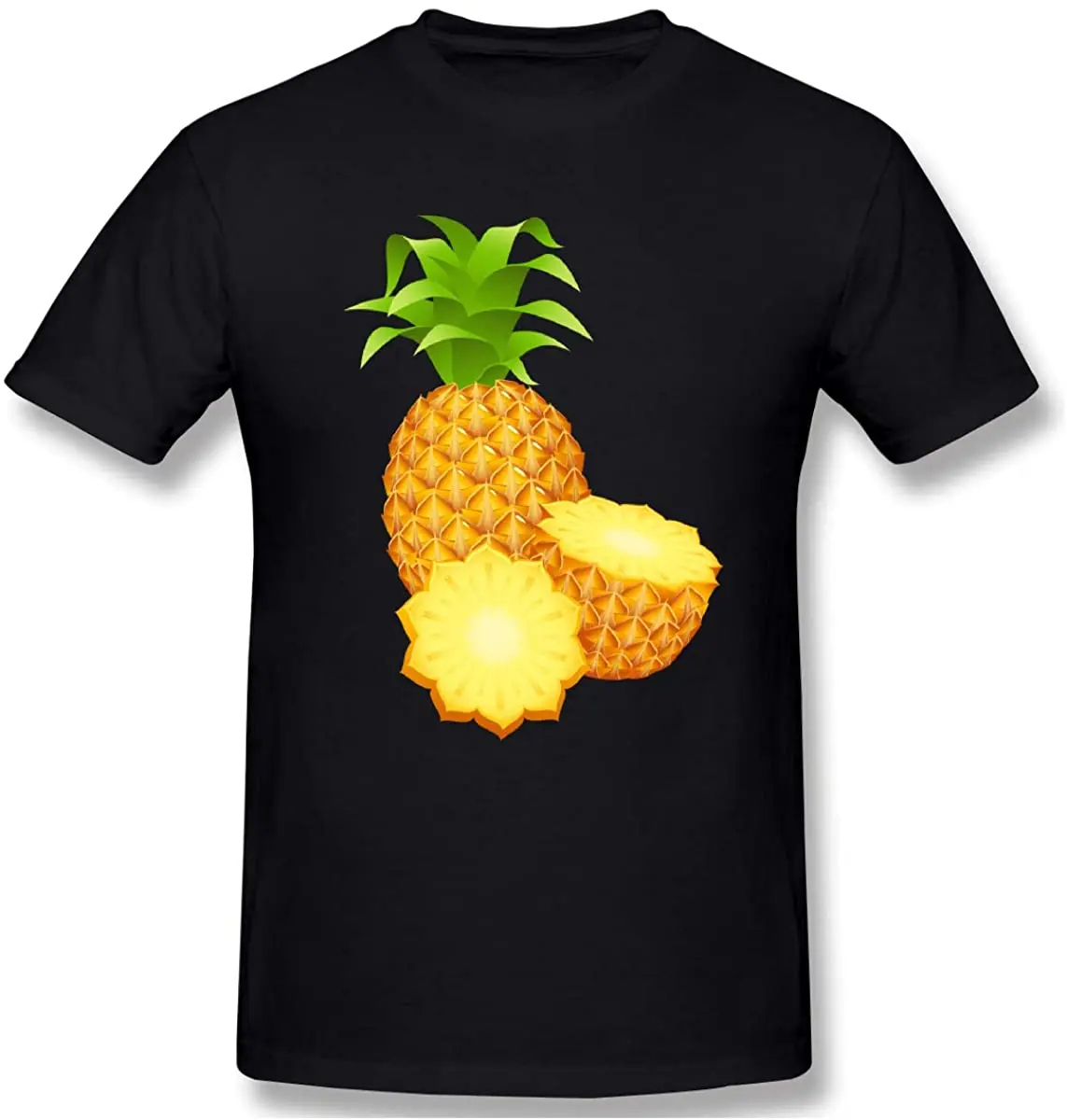 Men's Pineapple Cotton T-Shirts Black New Arrivals Summer Cool Men Tee Breathable Short Sleeve Round Collar T Shirt
Men's Pineapple Cotton T-Shirts Black New Arrivals Summer Cool Men Tee Breathable Short Sleeve Round Collar T Shirt