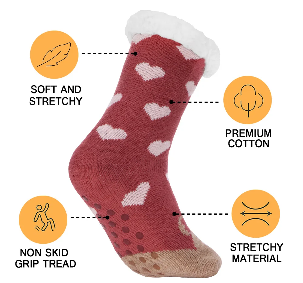 Women's Slippers Sock Fuzzy Socks Women Warm Plush Bedroom Silicone Non-slip Soft Comfy Floor Cute Unicorn Designer Female Sock
Women's Slippers Sock Fuzzy Socks Women Warm Plush Bedroom Silicone Non-slip Soft Comfy Floor Cute Unicorn Designer Female Sock